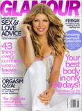 Fergie on cover of Glamour magazine showing cleavage - Hot Celebs Home