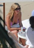 Jennifer Aniston in pink bikini in Cabo in Mexico