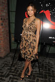 Eva Mendes in reveling dress at 2008 New York Comic Con party for The Spirit movie  in New York City